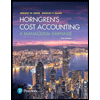 Horngren's Cost Accounting: A Managerial Emphasis…