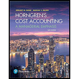 EBK HORNGREN'S COST ACCOUNTING - 16th Edition - by Rajan - ISBN 9780134475998