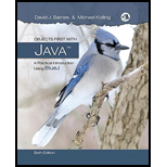 Objects First with Java: A Practical Introduction Using BlueJ (6th Edition) - 6th Edition - by David J. Barnes, Michael Kolling - ISBN 9780134477367