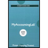MyLab Accounting with Pearson eText -- Access Card -- for Horngren's Accounting - 12th Edition - by Tracie L. Miller-Nobles, Brenda L. Mattison, Ella Mae Matsumura - ISBN 9780134489728