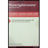 The Mastering Astronomy With Pearson Etext -- Valuepack Access Card -- For Essential Cosmic Perspective