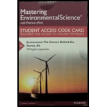 Mastering Environmental Science with Pearson eText -- Standalone Access Card -- for Environment: The Science Behind the Stories (6th Edition)