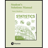 Student's Solutions Manual For Statistics For Business And Economics - 13th Edition - by Boudreau, Nancy - ISBN 9780134513034