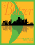 College Algebra Essentials (5th Edition) - 5th Edition - by Blitzer - ISBN 9780134513119