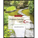 Problem Solving with C++ - MyProgrammingLab - 10th Edition - by SAVITCH - ISBN 9780134522418