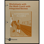 Intermediate Algebra - Worksheets With Access