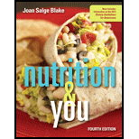 Nutrition & You; Mastering Nutrition plus MyDietAnalysis with Pearson eText -- ValuePack Access Card -- for Nutrition & You ;  2015 Dietary Guidelines Update (4th Edition) - 4th Edition - by Joan Salge Blake - ISBN 9780134576879
