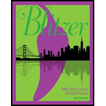 Blitzer: Precalculus Essentials_5 (5th Edition)