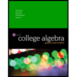 College Algebra: Graphs And Models Plus Mylab Math With Pearson Etext And Video Notebook -- Access Card Package (6th Edition)