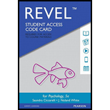 REVEL for Psychology -- Access Card (5th Edition) (Ciccarelli & White Psychology Series) - 5th Edition - by Saundra K. Ciccarelli, J. Noland White - ISBN 9780134623702