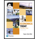 Economics Today: The Micro View Plus Mylab Economics With Pearson Etext -- Access Card Package (19th Edition) - 19th Edition - by Miller - ISBN 9780134641744