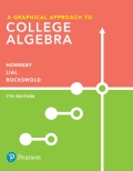Graphical Approach to College Algebra - 7th Edition - by HORNSBY - ISBN 9780134674193