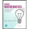 Finite Mathematics for Business, Economics, Life Sciences and Social Sciences