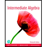 Intermediate Algebra Plus New Mylab Math With Pearson Etext -- Access Card Package (13th Edition) (what's New In Developmental Math)
