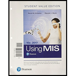 Using MIS 10, Student Value Edition Plus MyLab MIS -- Access Card Package (10th Edition) - 10th Edition - by David M. Kroenke, Randall J. Boyle - ISBN 9780134684833