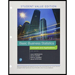 Basic Business Statistics, Student Value Edition - 14th Edition - by Mark L. Berenson, David M. Levine, David F. Stephan, Kathryn Szabat - ISBN 9780134685113