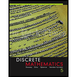 Discrete Mathematics - 5th Edition - by Dossey,  John A. - ISBN 9780134689562