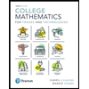College Mathematics for Trades and Technologies (10th Edition) (What's New in Trade Math)