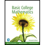Basic College Mathematics - With MyMathLab - 13th Edition - by BITTINGER - ISBN 9780134697451