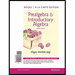 Prealgebra & Introductory Algebra, Books a la Carte Edition Plus MyLab Math with Pearson eText -- Access Card Package (5th Edition) - 5th Edition - by Elayn Martin-Gay - ISBN 9780134708669