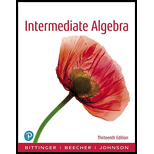 Intermediate Algebra (13th Edition) - 13th Edition - by BITTINGER - ISBN 9780134719122