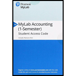 MyLab Accounting with Pearson eText -- Access Card -- for Financial Accounting - 5th Edition - by Kemp - ISBN 9780134728889