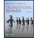 Organizational Behavior - 18th Edition - by Stephen P. Robbins; Timothy A. Judge - ISBN 9780134729756