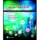 Operations Management: Processes and Supply Chains (12th Edition) (What's New in Operations Management) - 12th Edition - by Lee J. Krajewski, Manoj K. Malhotra, Larry P. Ritzman - ISBN 9780134741062