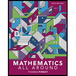 MyLab Math with Pearson eText -- Standalone Access Card -- for Mathematics All Around (6th Edition) - 6th Edition - by Thomas Pirnot - ISBN 9780134751740