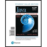 Java How to Program, Early Objects (11th Global Edition) - 11th Edition - by Harvey Deitel, Paul J. Deitel - ISBN 9780134751856