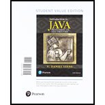 Introduction to Java Programming and Data Structures, Comprehensive Version, Student Value Edition Plus MyLab Programming with Pearson eText - Access Card Package (11th Edition)