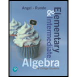 Elementary & Intermediate Algebra for College Students - 5th Edition - by Angel,  Allen, RUNDE,  Dennis - ISBN 9780134758947
