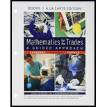 Mathematics for the Trades: A Guided Approach, Books a la Carte edition (11th Edition) - 11th Edition - by Hal Saunders - ISBN 9780134765785