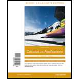 CALCULUS W/APPLICATIONS(LOOSE)-W/ACCESS - 11th Edition - by Lial - ISBN 9780134766959