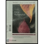 Finite Mathematics & Its Applications, Books A La Carte Edition Plus Mylab Math With Pearson Etext -- Access Card Package (12th Edition)