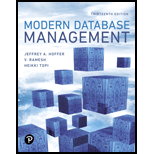 Modern Database Management - 13th Edition - by Hoffer - ISBN 9780134773650