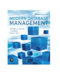 Modern Database Management - 13th Edition - by Hoffer - ISBN 9780134792293