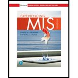 Experiencing MIS - 8th Edition - by KROENKE - ISBN 9780134792736