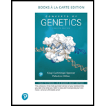 Concepts of Genetics, Books a la Carte Edition (12th Edition) - 12th Edition - by William S. Klug, Michael R. Cummings, Charlotte A. Spencer, Michael A. Palladino, Darrell Killian - ISBN 9780134818924