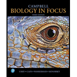 CAMPBELL BIOLOGY IN FOCUS-W/MASTR.BIO. - 3rd Edition - by Urry - ISBN 9780134875040