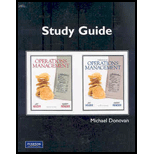Study Guide For Operations Management - 10th Edition - by Jay Heizer, Barry Render - ISBN 9780135107256
