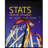 STATS:MODELING THE WORLD-W/MYSTATLAB    - 5th Edition - by BOCK - ISBN 9780135168479