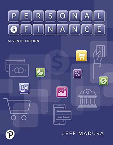 Mylab Finance With Pearson Etext -- Access Card -- For Personal Finance (7th Edition)
