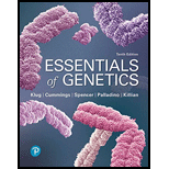 Essentials Of Genetics Plus Mastering Genetics -- Access Card Package (10th Edition) (masteringgenetics Series) - 10th Edition - by William S. Klug, Michael R. Cummings, Charlotte A. Spencer, Michael A. Palladino, Darrell Killian - ISBN 9780135173602