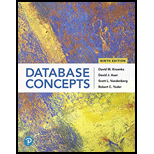 EBK DATABASE CONCEPTS - 9th Edition - by YODER - ISBN 9780135188354