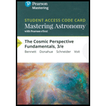 Mastering Astronomy With Pearson Etext -- Standalone Access Card -- For The Cosmic Perspective Fundamentals (3rd Edition) - 3rd Edition - by Jeffrey O. Bennett, Megan O. Donahue, Nicholas Schneider, Mark Voit - ISBN 9780135188781