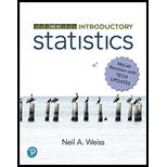 EBK INTRODUCTORY STATISTICS, MYLAB REVI - 10th Edition - by WEISS - ISBN 9780135189344