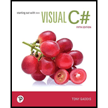 EBK STARTING OUT WITH VISUAL C# - 5th Edition - by GADDIS - ISBN 9780135204818