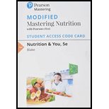 NUTRITION+YOU-MODIFIED ACCESS - 5th Edition - by Blake - ISBN 9780135217696