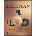 EBK ALGEBRA+TRIGONOMETRY                - 11th Edition - by Sullivan - ISBN 9780135227688